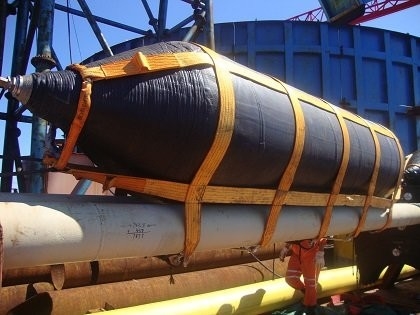 Πίεση 0.05-0.25 MPA Ναυτικά ελαστικά αερόσακοι Μέγεθος 6mm-20mm στρώματα 4-9 Heavy Duty Σχεδιασμός κατασκευής