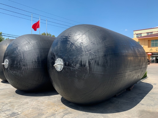 0.5-4.5m Διαμέτρου Yokohama Marine Fender με χαμηλή δύναμη αντίδρασης και 2 χρόνια εγγύηση