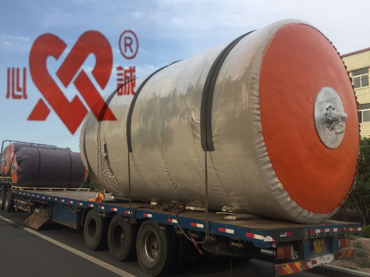 Σκληρό φούσκα EVA γεμάτο Fender / Pu Marine Boat Fender πυκνότητα Φούσκα PVC χαρακτηριστικά για εύκολη εγκατάσταση