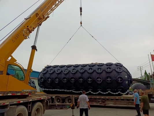 0.5-4.5m Διαμέτρου Yokohama Marine Fender με χαμηλή δύναμη αντίδρασης και 2 χρόνια εγγύηση