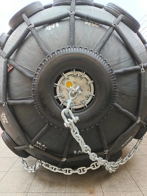 0.5-4.5m Διαμέτρου Yokohama Marine Fender με χαμηλή δύναμη αντίδρασης και 2 χρόνια εγγύηση