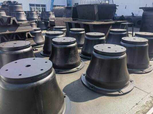 Πιστοποιημένο από την CCS Κωνικό ελαστικό φεντερ Εγκριθείσα από την SGS Αειφόρος εξοπλισμός προστασίας ναυπηγικής αποβάθρας για εφαρμογές λιμάνισης και αγκυροβολίας πλοίων