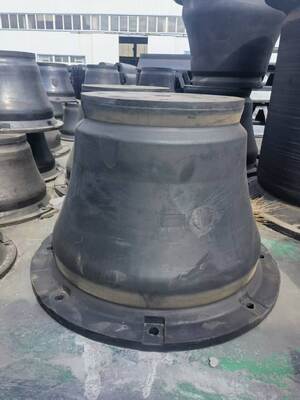 Πιστοποιημένο από την CCS Κωνικό ελαστικό φεντερ Εγκριθείσα από την SGS Αειφόρος εξοπλισμός προστασίας ναυπηγικής αποβάθρας για εφαρμογές λιμάνισης και αγκυροβολίας πλοίων